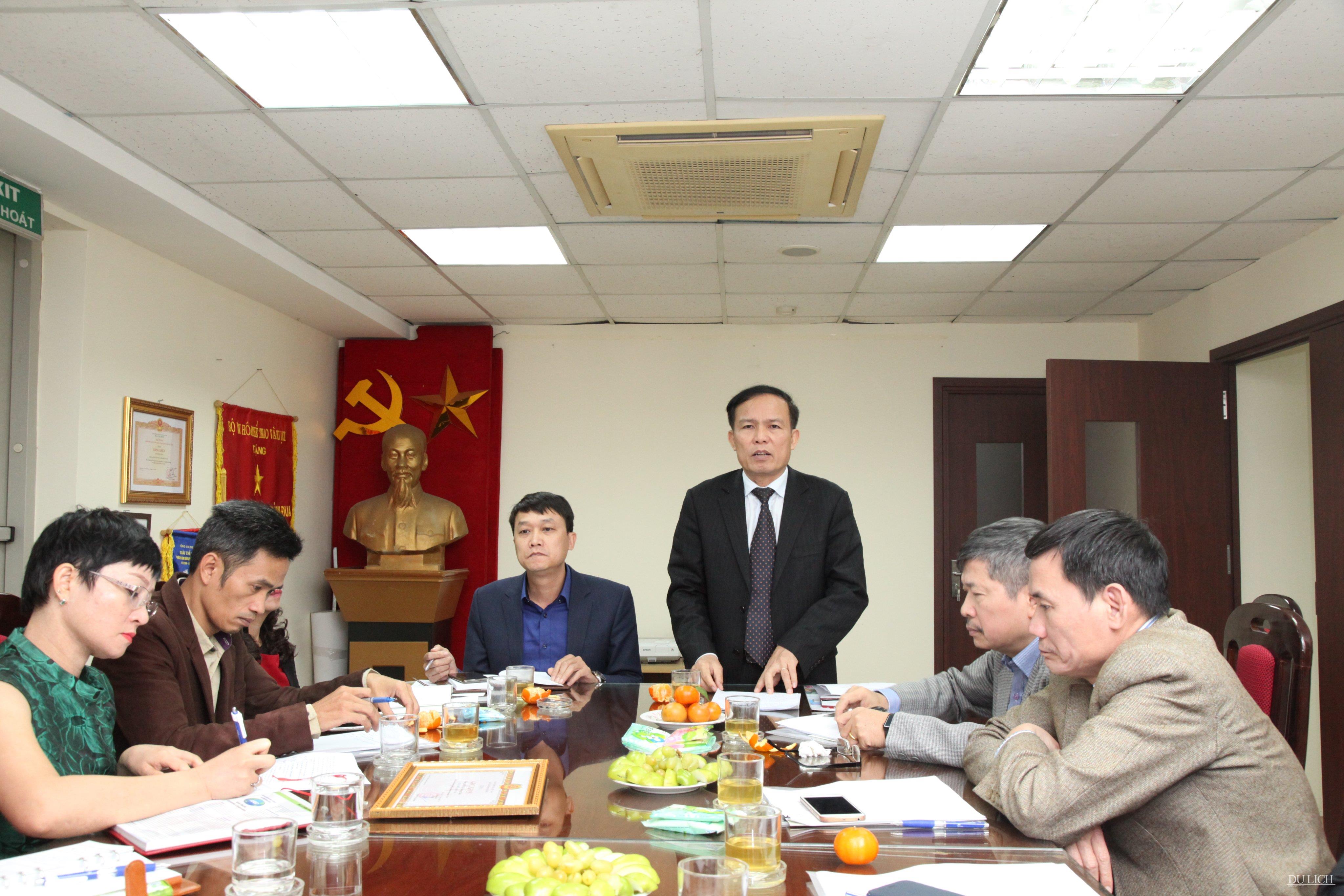 Phó Tổng cục trưởng TCDL Ngô Hoài Chung phát biểu chỉ đạo tại hội nghị